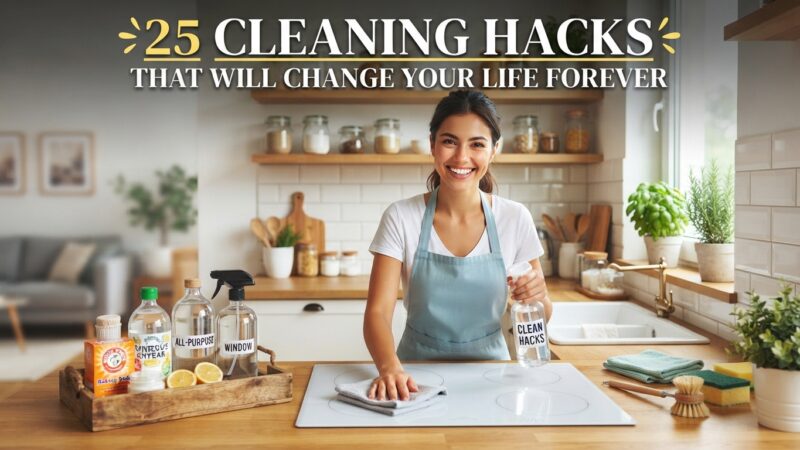 25 Cleaning Hacks That Will Change Your Life Forever