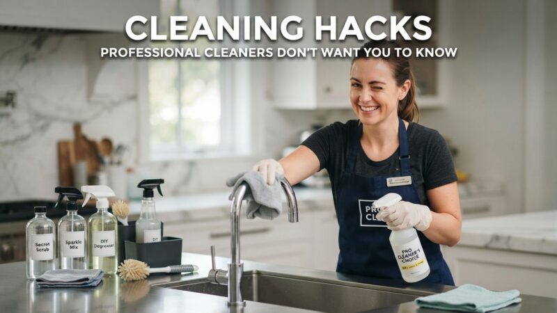 Cleaning Hacks Professional Cleaners Don’t Want You to Know