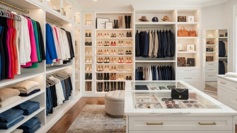 How to Organize Your Closet Like a Celebrity