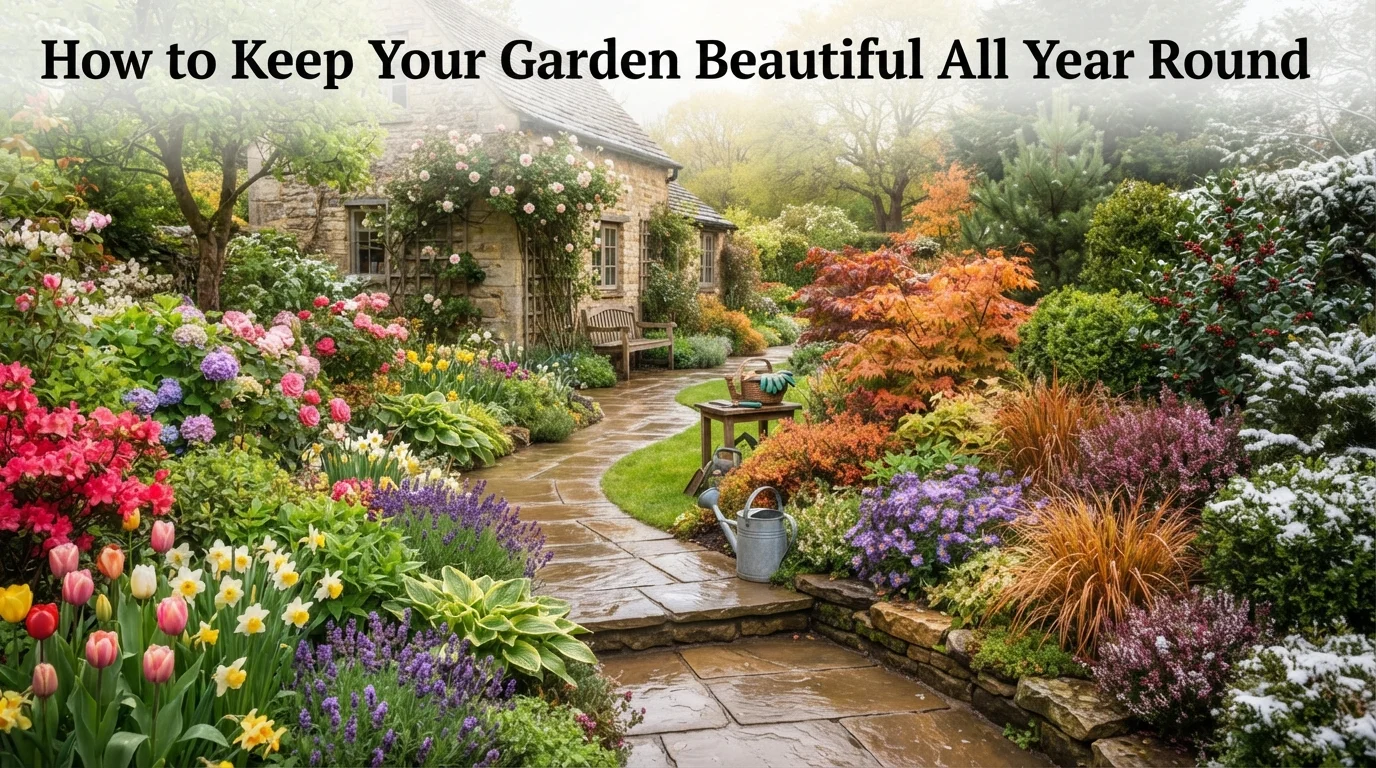 How to Keep Your Garden Beautiful All Year Round