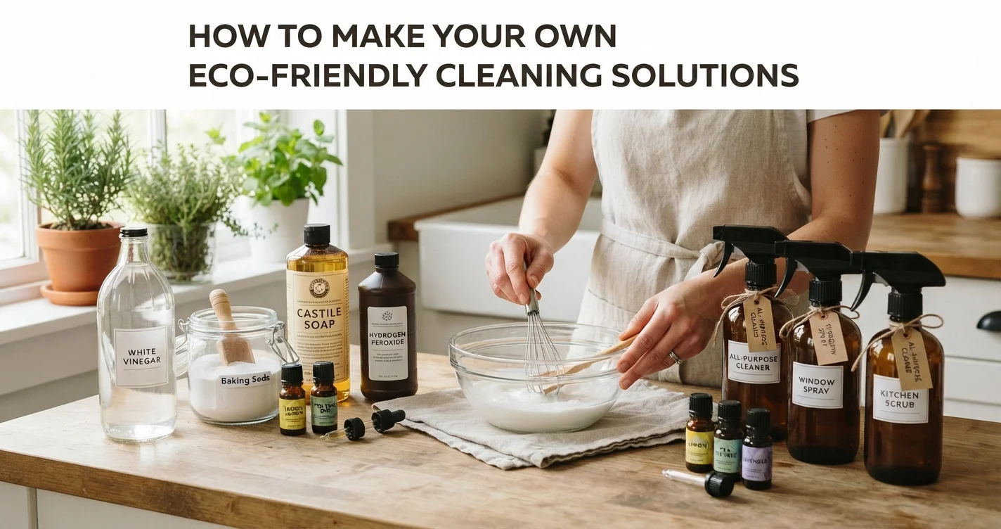How to Make Your Own Eco-Friendly Cleaning Solutions