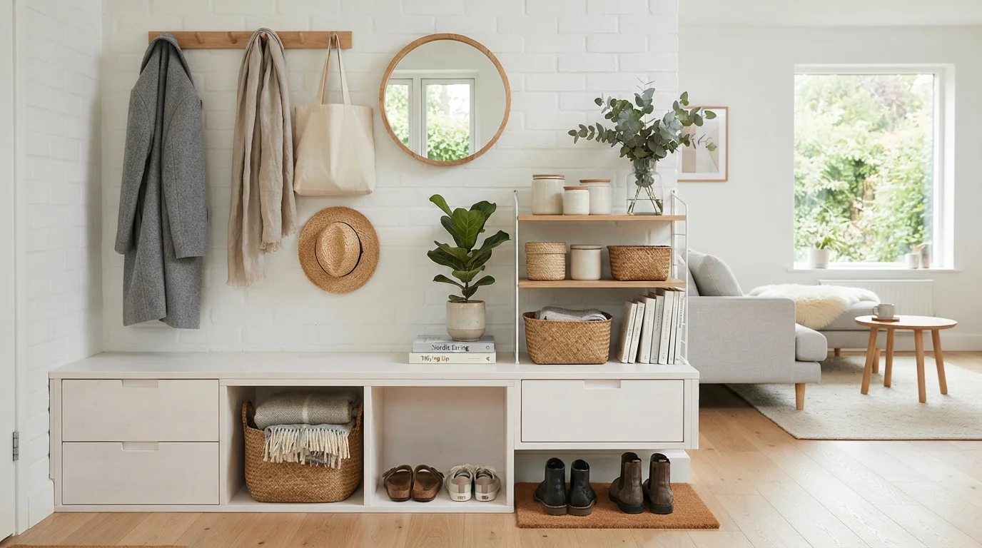 Organization Ideas Inspired by Scandinavian Homes